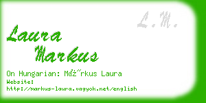 laura markus business card